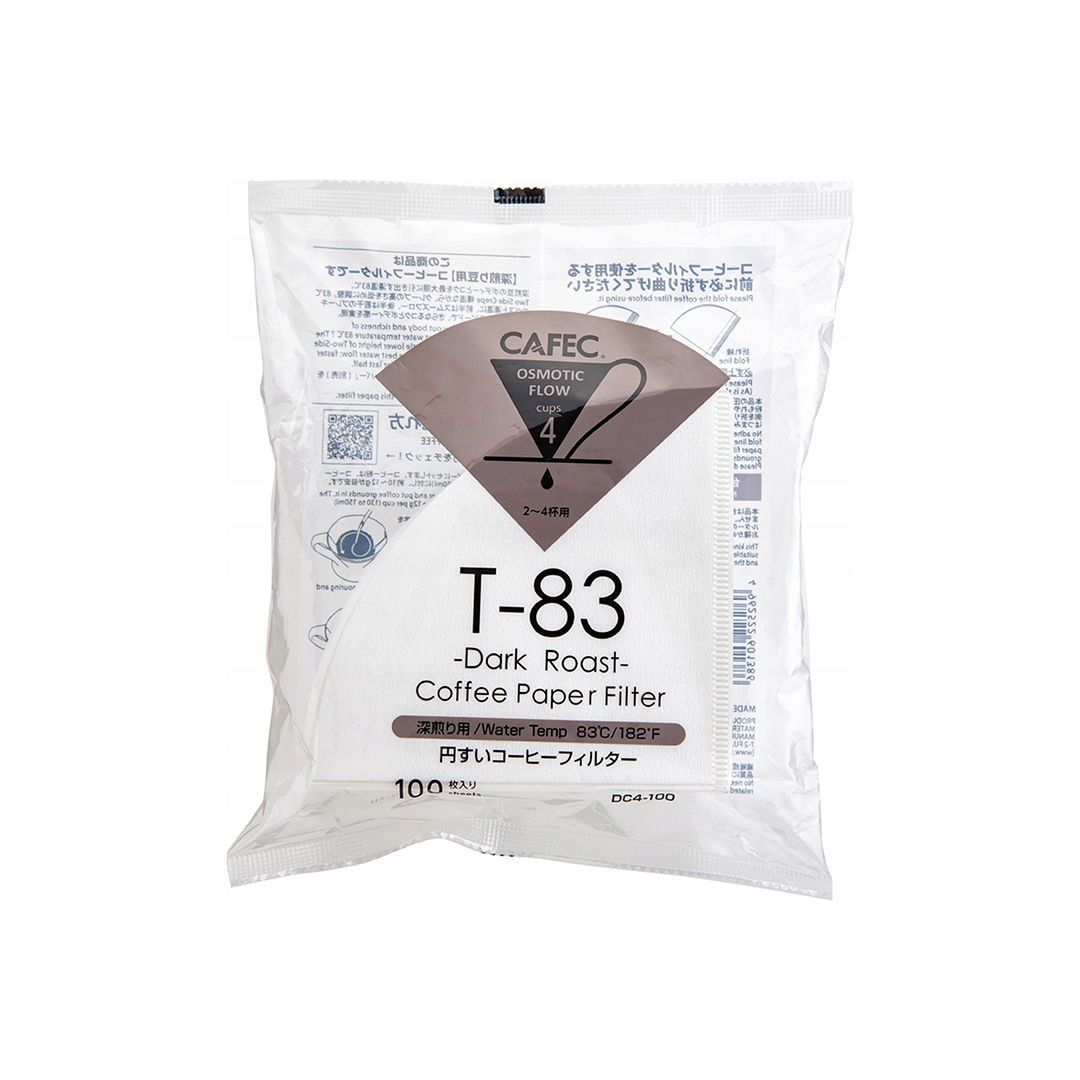 Filtry CAFEC TH2 (T83 Dark) białe cup4